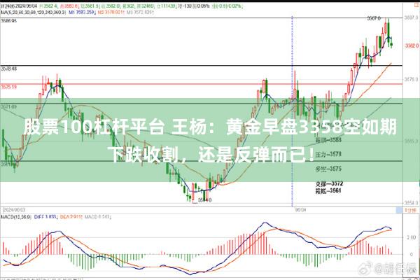 股票100杠杆平台 王杨：黄金早盘3358空如期下跌收割，还是反弹而已！